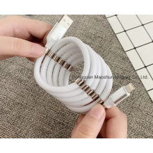[One Meter White] Type-C Interface * Magnetic Data Cable Permanent Magnet Round Hole
